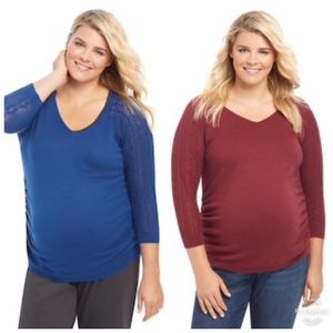 Oh Baby by Motherhood Maternity V-Neck Sweaters